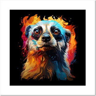 Meerkat Rainbow Posters and Art